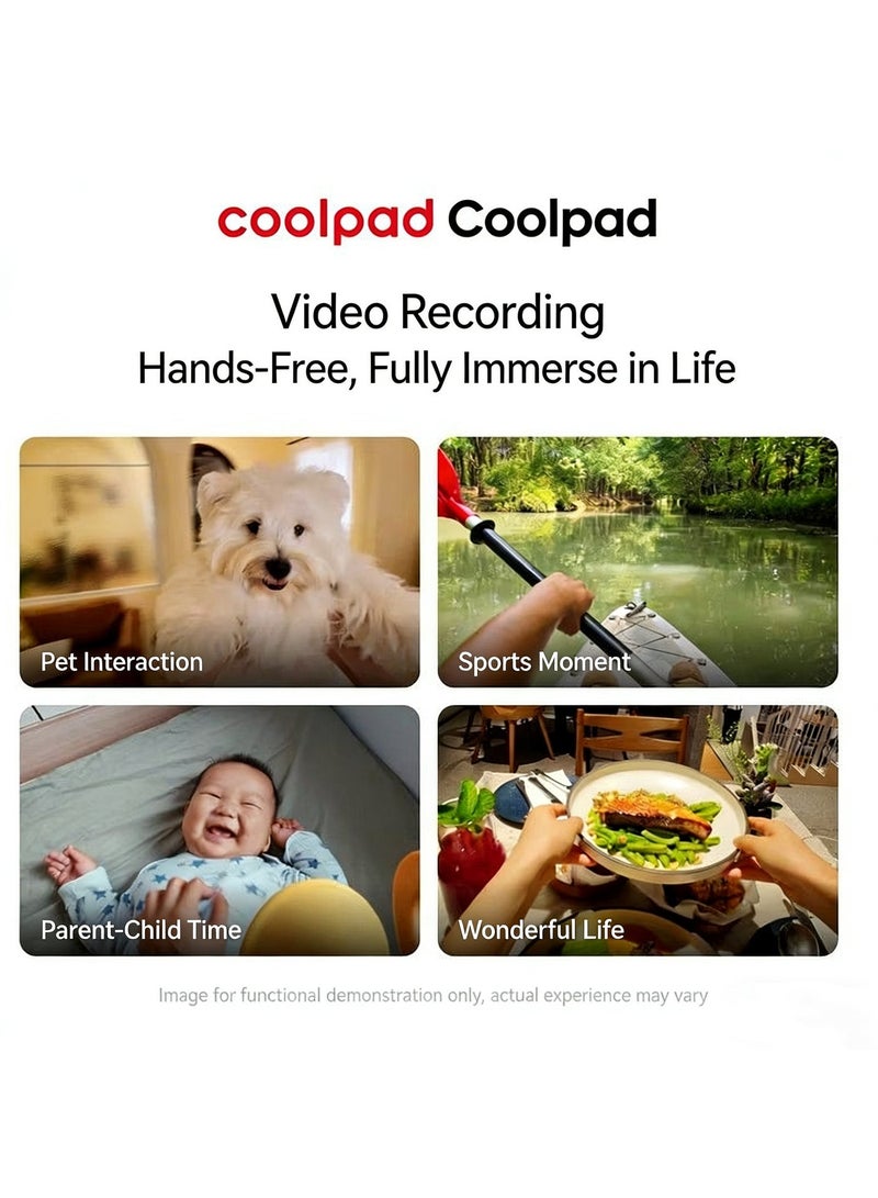 كول باد نظارات Coolpad YX100 الذكية بتقنية الذكاء الاصطناعي مزودة بكاميرا مدمجة، ومساعد صوتي بتقنية الذكاء الاصطناعي، وترجمة فورية، وتصميم فائق الخفة بوزن 39 غرامًا. - Image 4